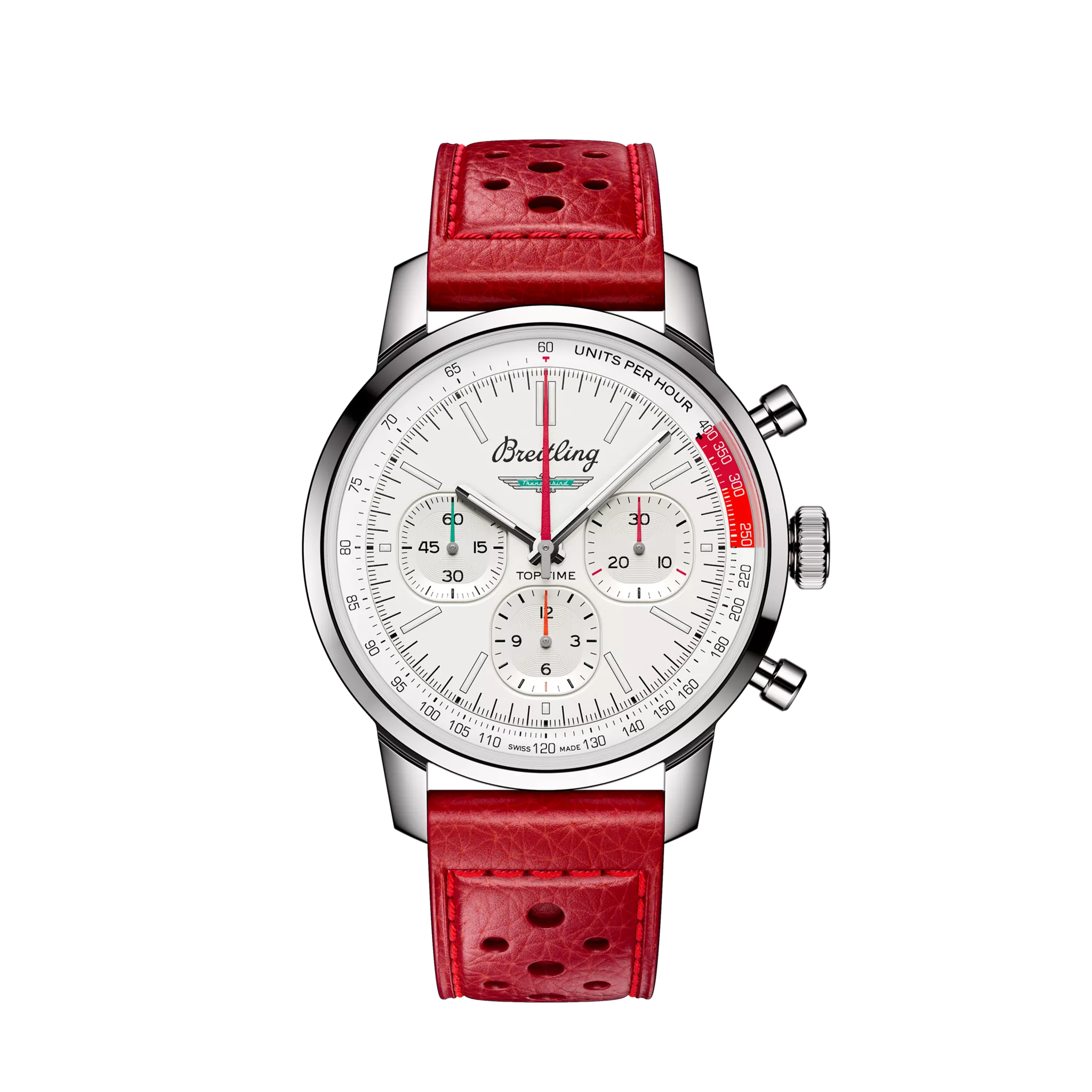 Breitling Top Time B01 Ford Thunderbird Chronograph 41mm Stainless Steel Men's Watch - Luxury Automatic Timepiece for Business, Formal Events & Collectors