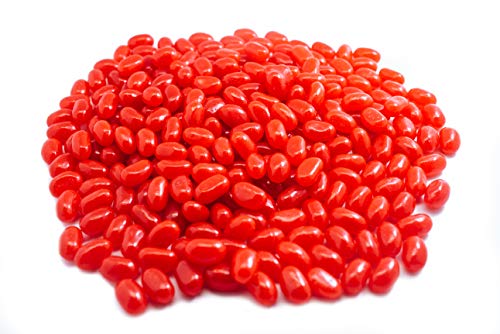 Jumbo Cinnamon Jelly Bean Candy - 1 LB Resealable Stand Up Pouch (Approx. 85 Pieces) - Spicy Gummy Candy for Easter, Halloween & Christmas - Bulk Party Favors, Office Snacks & Holiday Treats