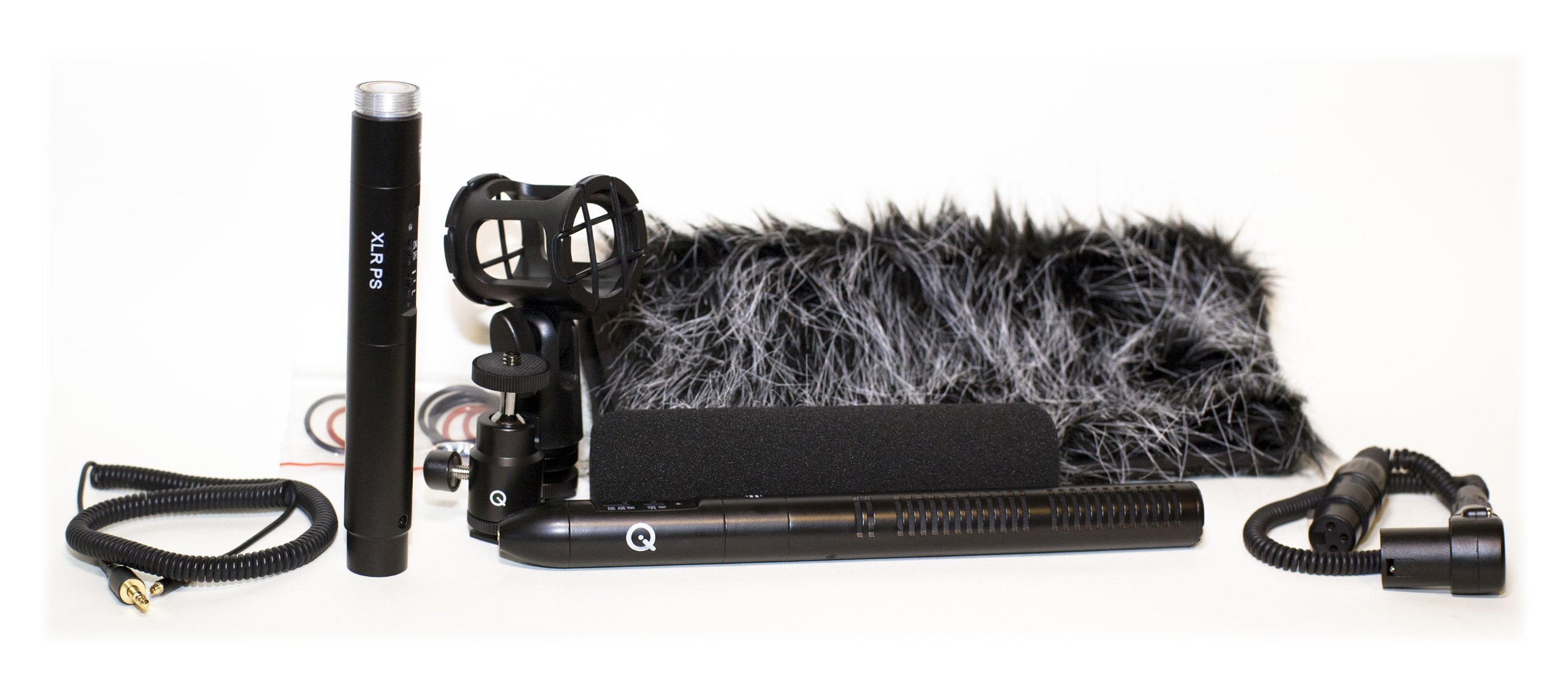 Q 210 Hybrid Shotgun Microphone Kit - Professional Condenser Mic for DSLR Camera, Video Recording, Streaming & Podcasting - Perfect for YouTube, Vlogging, Interviews & Outdoor Filming
