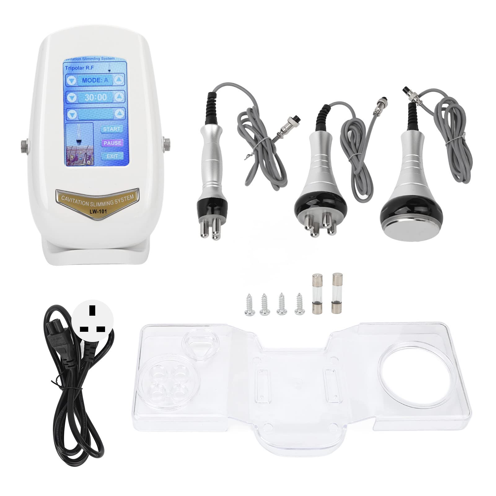 40Khz Ultrasonic Body Slimming Machine - Multifunctional Fat Burning, Wrinkle Reduction & Skin Tightening Device for Face & Body (110-240V) | Professional Home Spa & Beauty Salon Equipment for Cellulite Treatment & Anti-Aging Care
