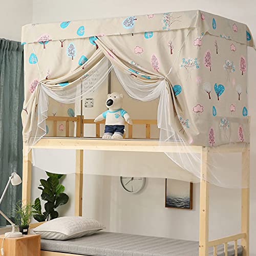 Minache Premium Mosquito Net Bed Canopy - Breathable Blackout Bedding Curtain with Dustproof Top & Included Rods for Bedroom, Dorm, Home | Perfect for Sleeping, Nursery, Outdoor Camping & Allergy Protection