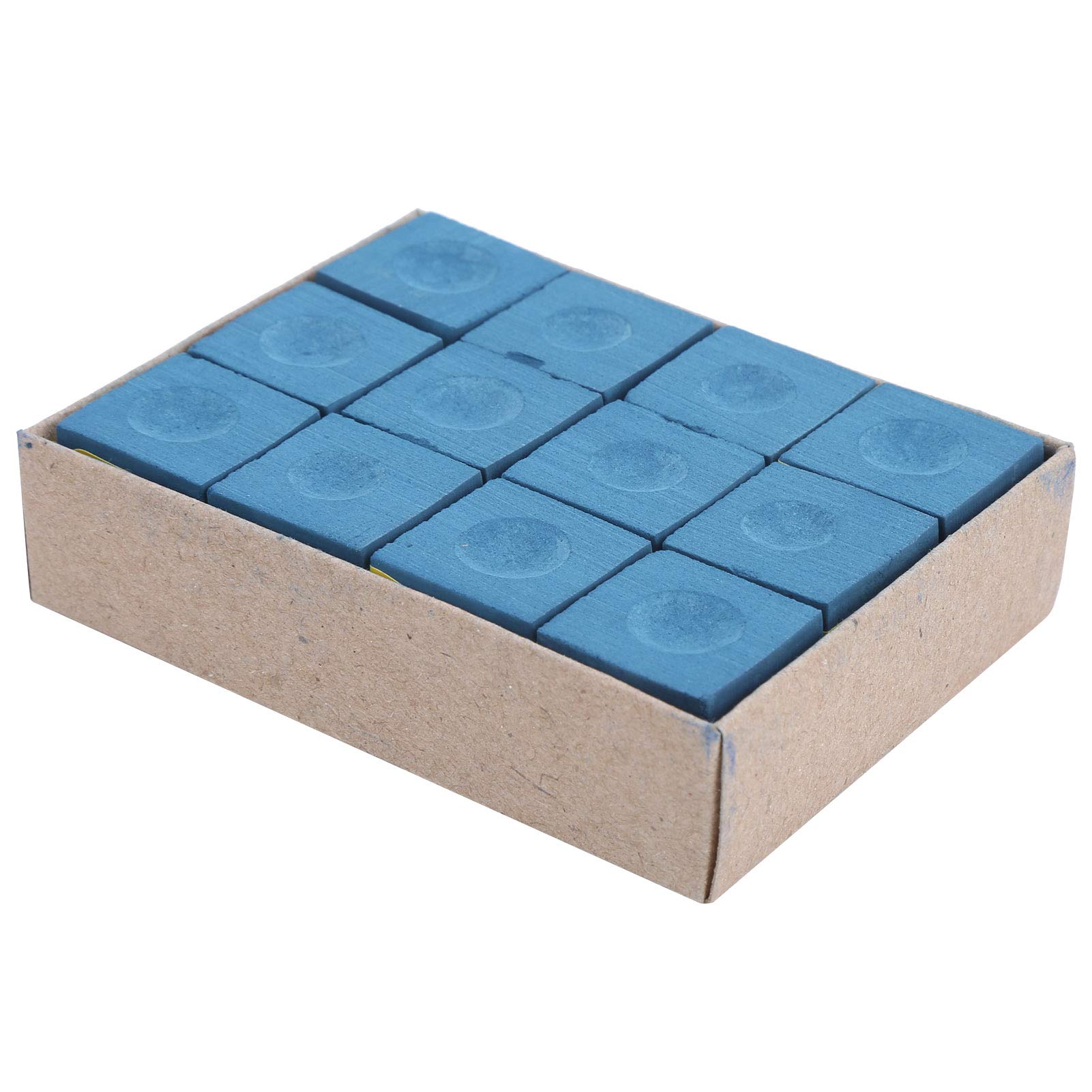 Yencoly Snooker Chalk - Premium Lightweight Billiard Chalk (12-Pack) | Perfect for Pool Tables, Billiards Clubs & Professional Snooker Games