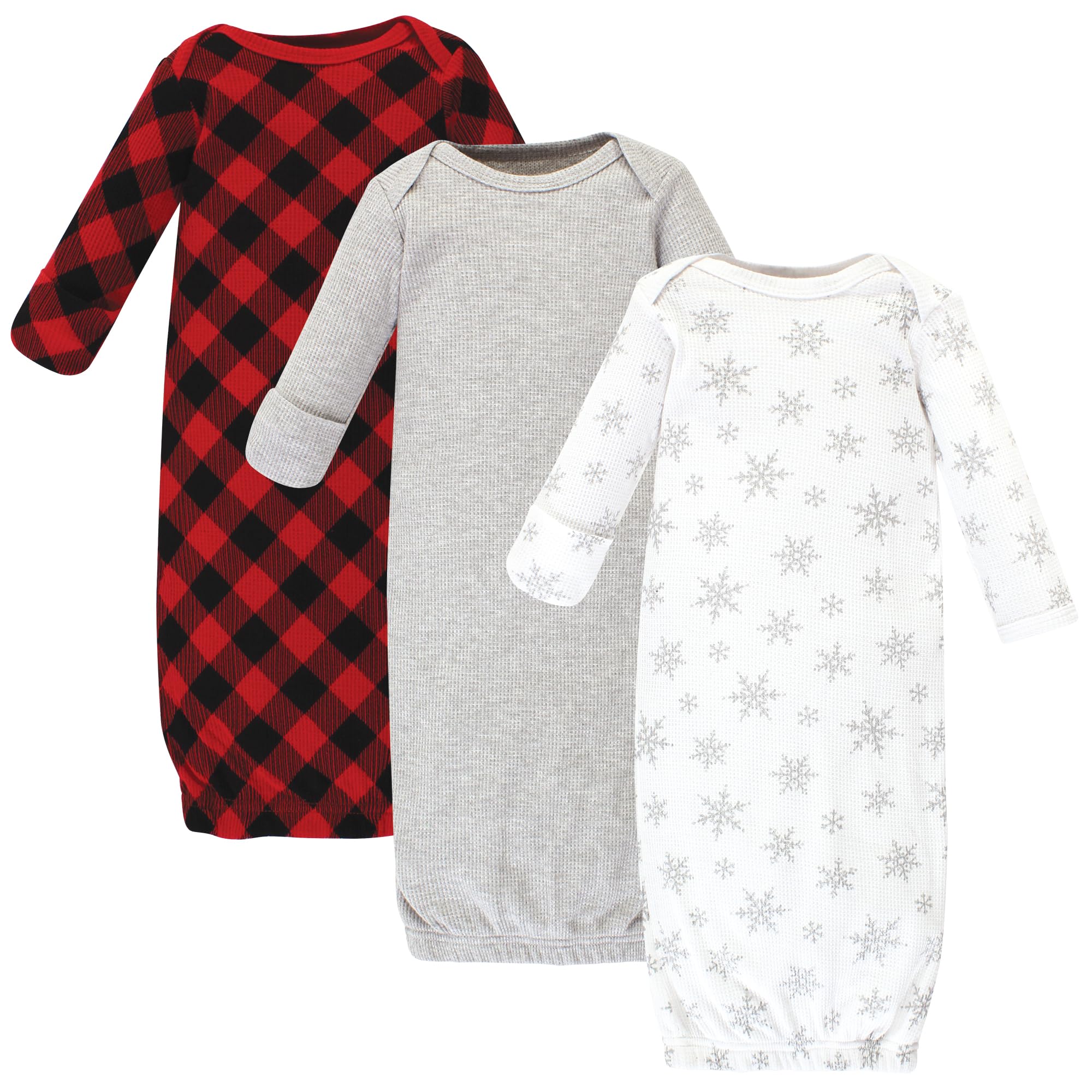 Hudson Baby Unisex Thermal Gown for Newborns - Cozy Sleepwear