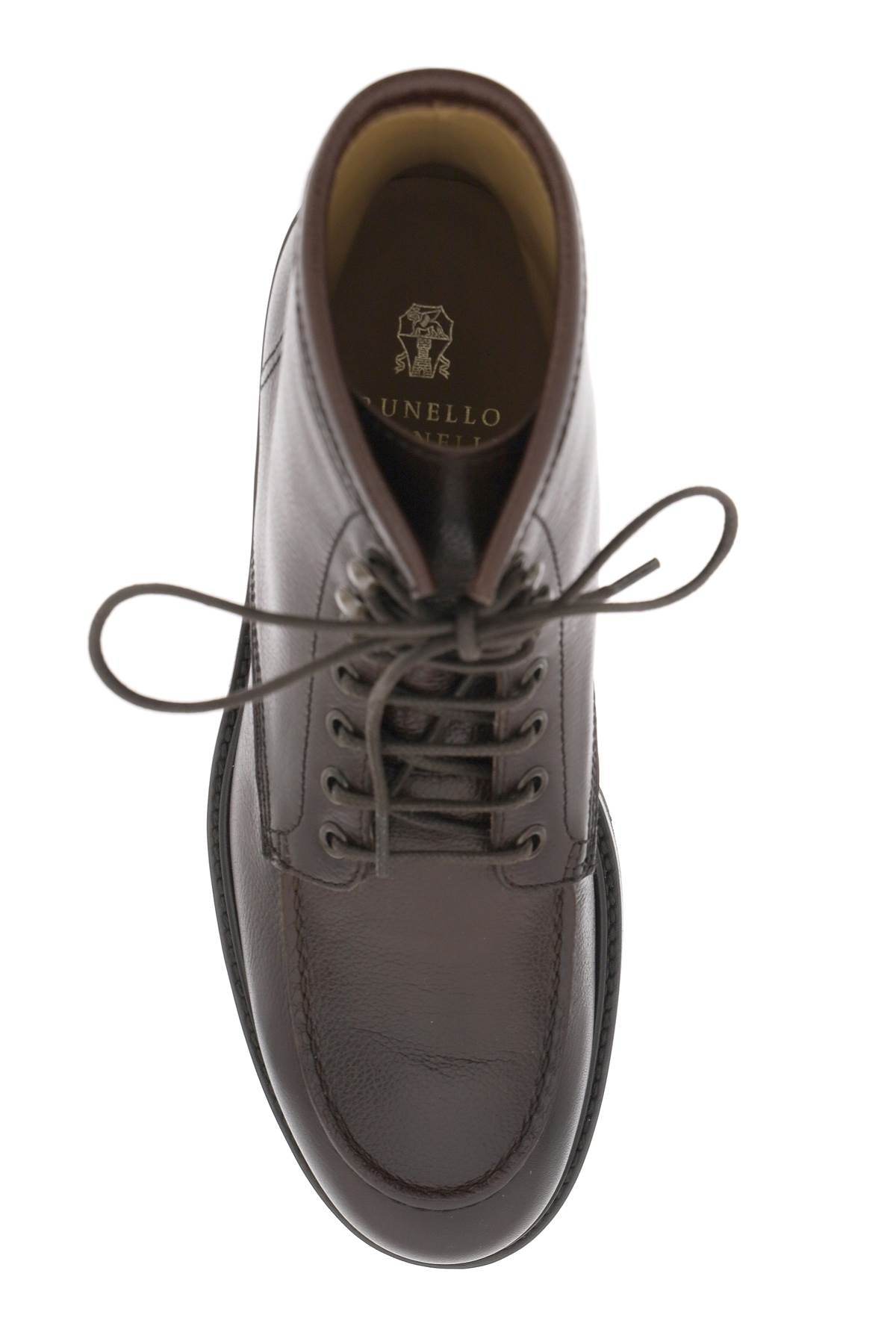 Brunello Cucinelli Genuine Leather Ankle Boots for Women - Stylish & Comfortable for Work, Travel & Everyday Wear