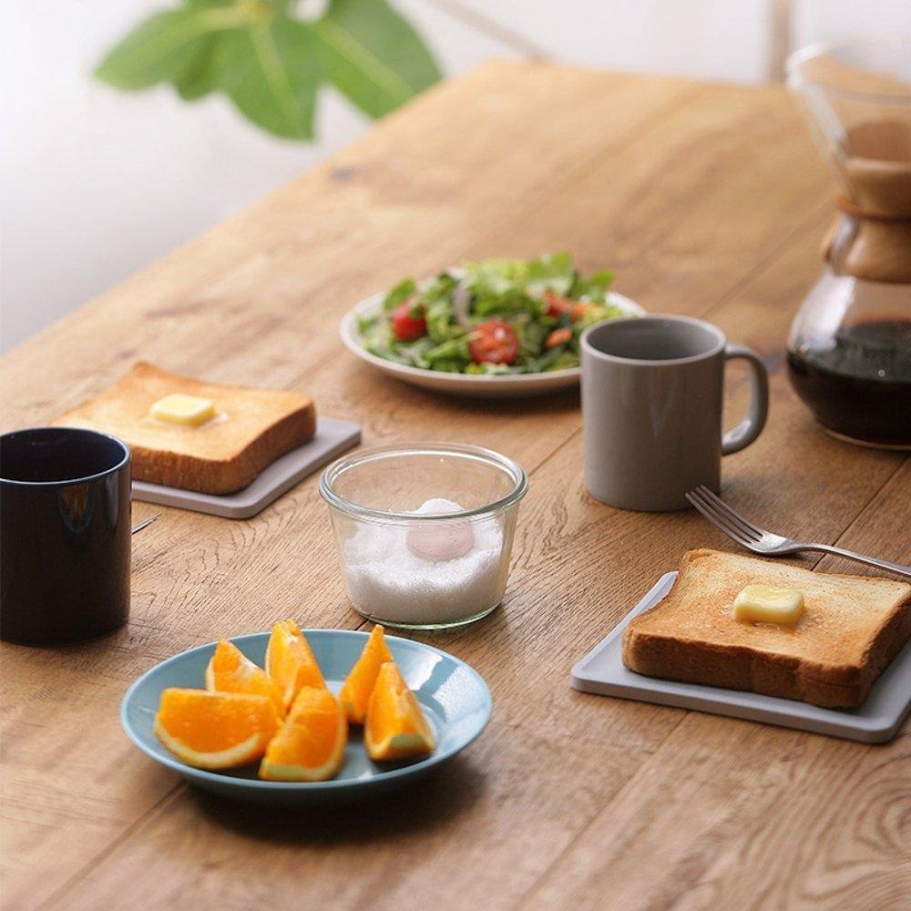 Eco-Friendly Marna Porous Ceramic Toast Tray - White (K686W) | Perfect for Breakfast, Brunch & Kitchen Organization