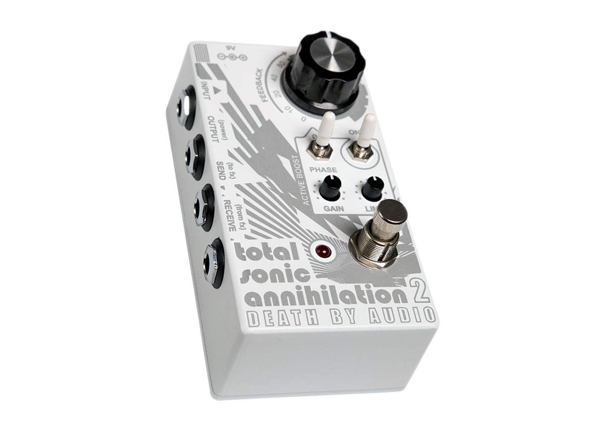 Death by Audio TSA 2 Total Sonic Annihilation 2 Feedback Looper Guitar Effects Pedal - Professional Guitar Pedal for Experimental Noise, Feedback Control & Sound Manipulation - Perfect for Live Performances, Studio Recording & Noise Rock