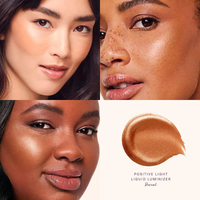 Rare Beauty Positive Light Liquid Highlighter - Glow Boosting Makeup for Dewy Skin | Perfect for Everyday Wear & Special Occasions
