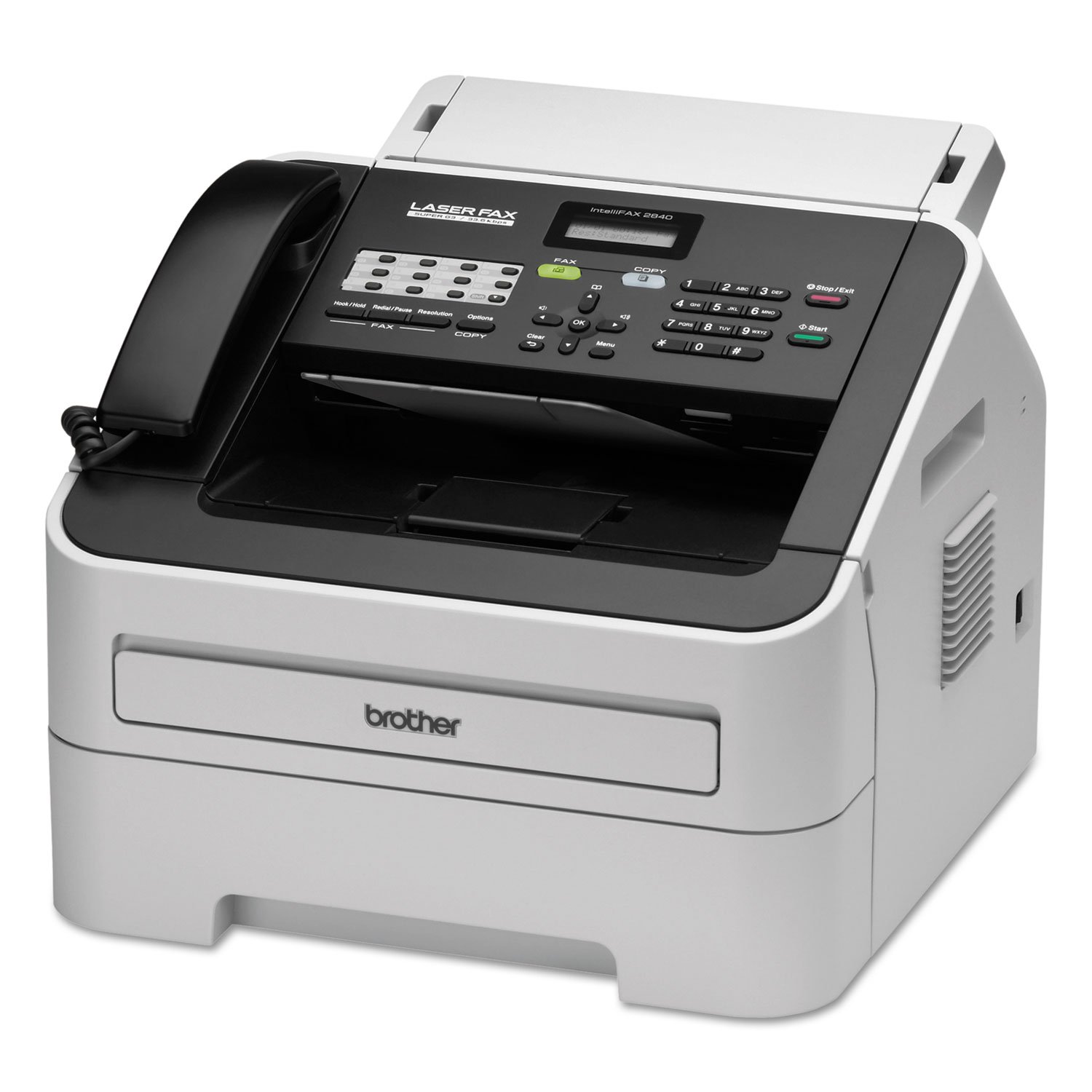 Brother intelliFAX-2840 High-Speed Laser Fax Machine with Automatic Document Feeder - Perfect for Home Office & Small Business Communication