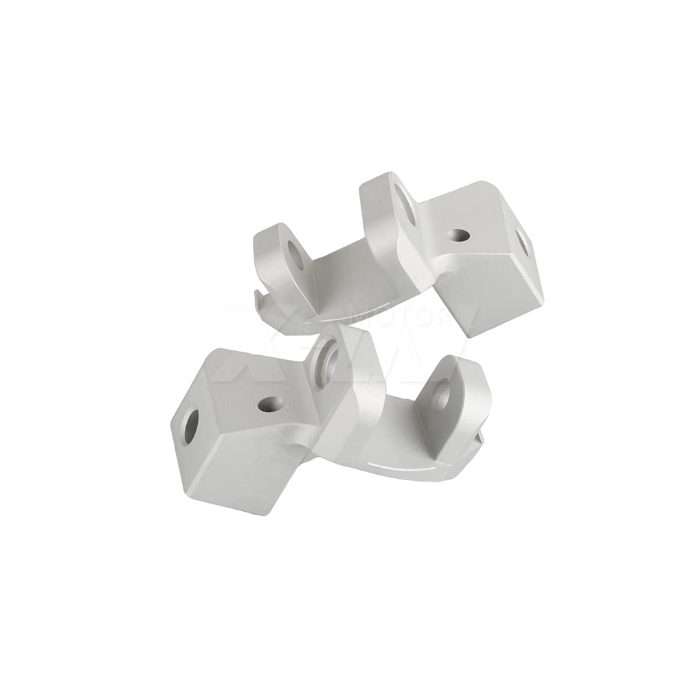 BMW R1200RT R1250RT Motorcycle Footpeg Lowering Kit - Front Rider Foot Pegs for 2014-2021 Models (Silver) | Enhanced Comfort for Long Rides & Touring