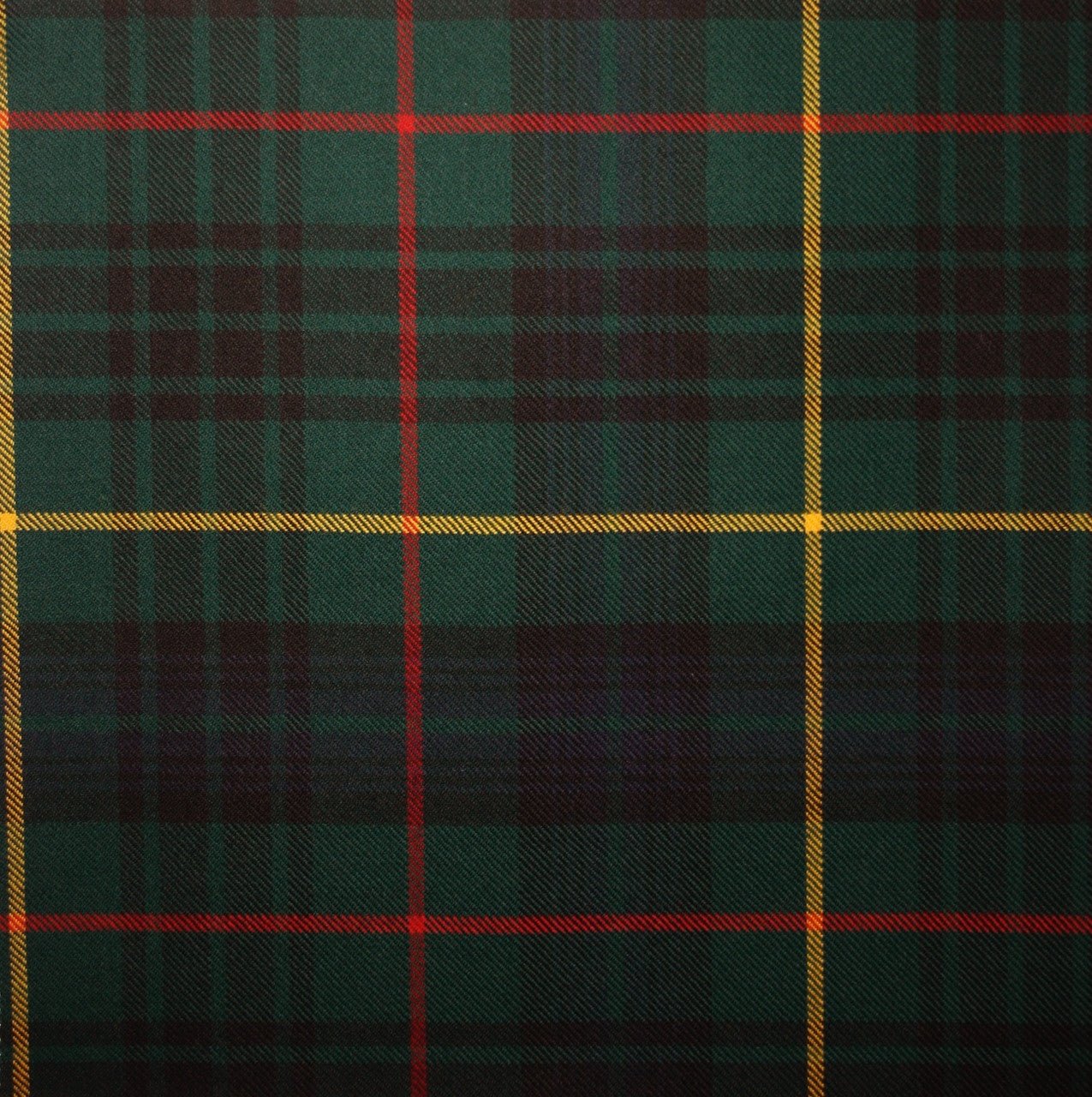 Authentic Hunting Stewart Tartan Fabric - Premium Scottish Wool Plaid for Kilts, Scarves & Home Decor | Perfect for Highland Dress, DIY Crafts & Traditional Scottish Gifts