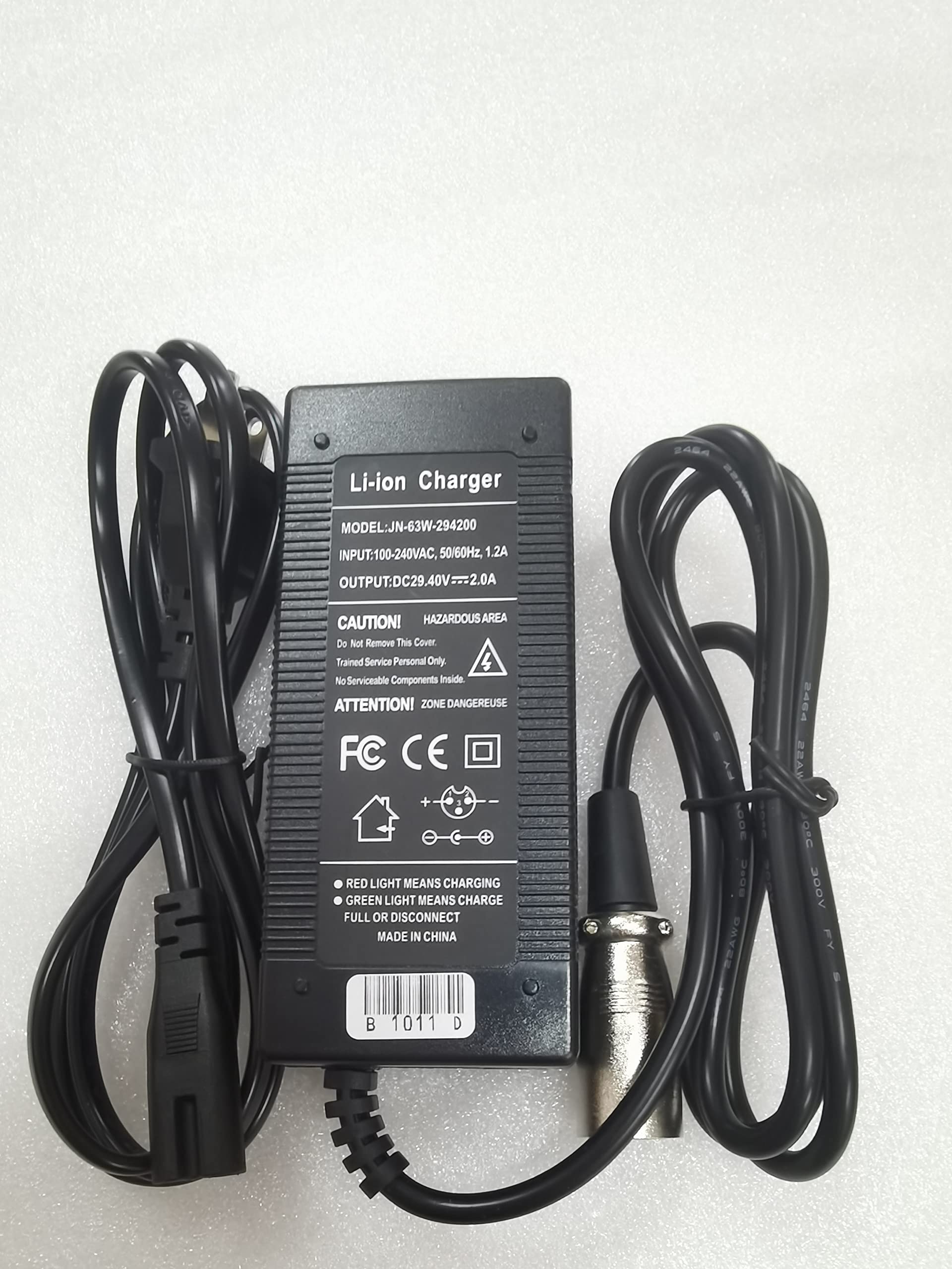 24V 2A Lithium Battery Charger for Power Wheelchair - Fast Charging, Safe & Reliable - Perfect for Home, Hospital, and Outdoor Mobility Use