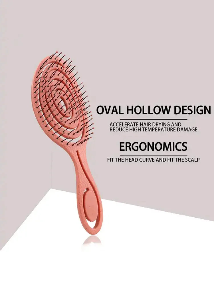 Detangling Hair Brush for Scalp Massage - Gentle Knot Remover for Wet & Dry Hair - Perfect for Curly, Thick, and Damaged Hair - Home & Travel Use
