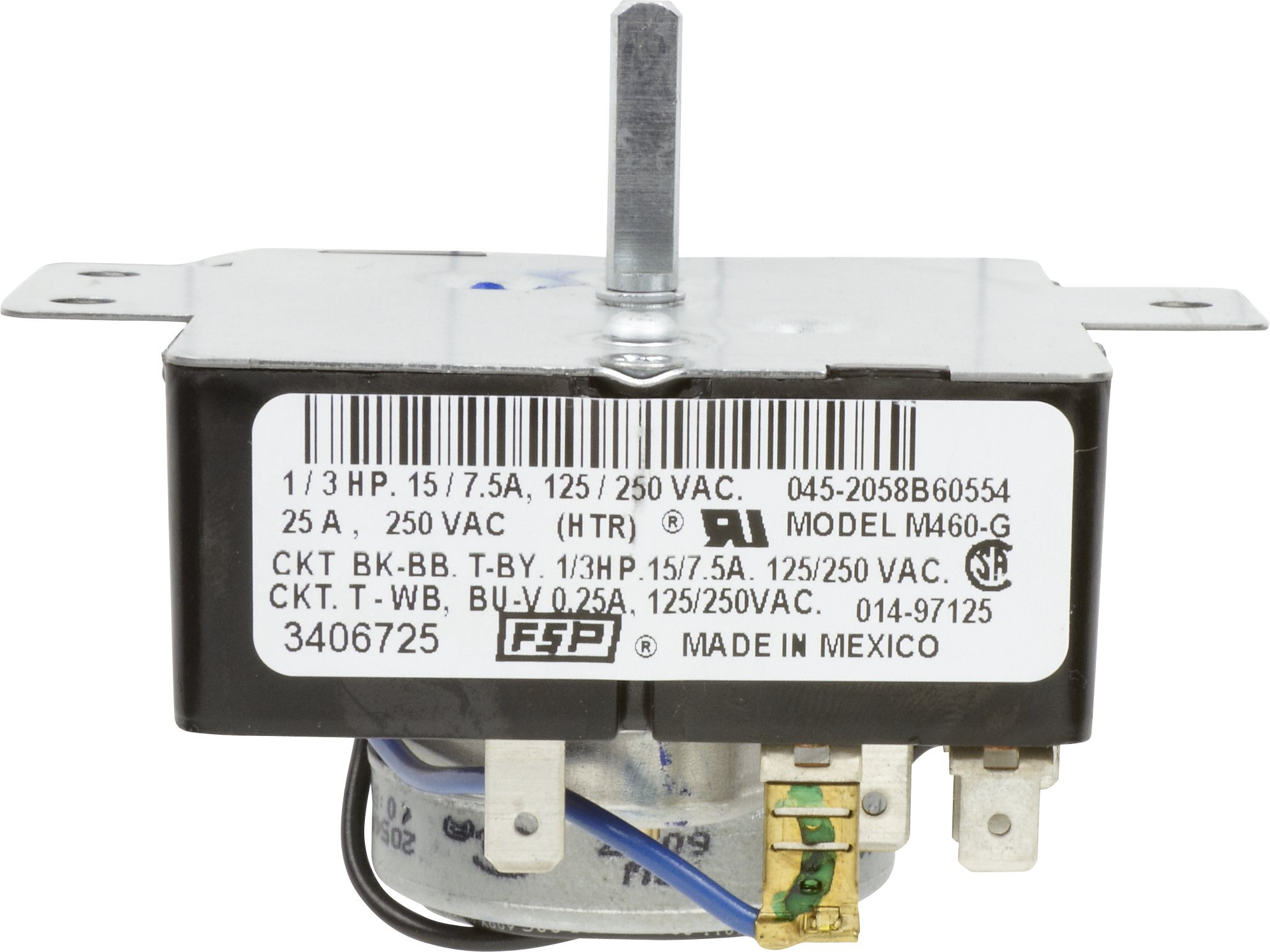 Whirlpool WP3406725 Timer Replacement Part - Compatible with Washer & Dryer - Perfect for DIY Home Appliance Repairs & Maintenance