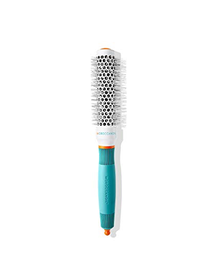 Moroccanoil Ceramic Round Hair Brush for Smooth & Shiny Hair - Perfect for Blowouts, Styling & Detangling at Home or Salon