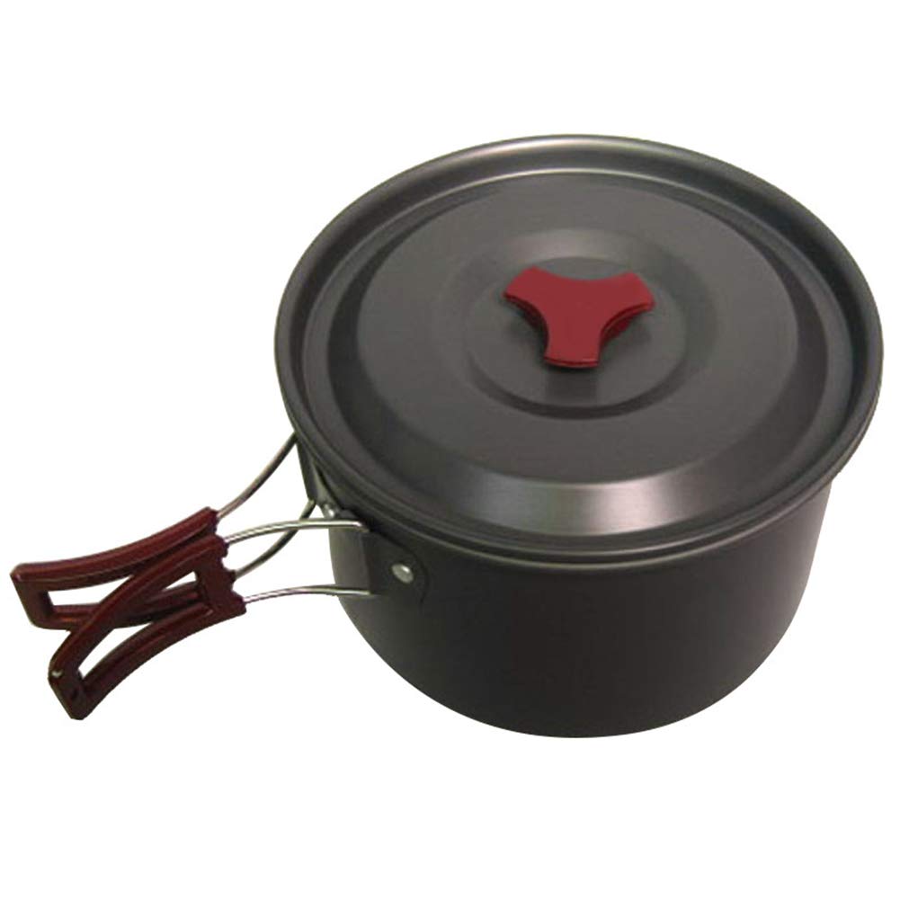 **Walbest 3L Lightweight Camping Cook Pot - Compact Alloy Outdoor Cooking Pot for Hiking, Backpacking & Picnic - Perfect for Boiling Water & Cooking Meals in the Wild**