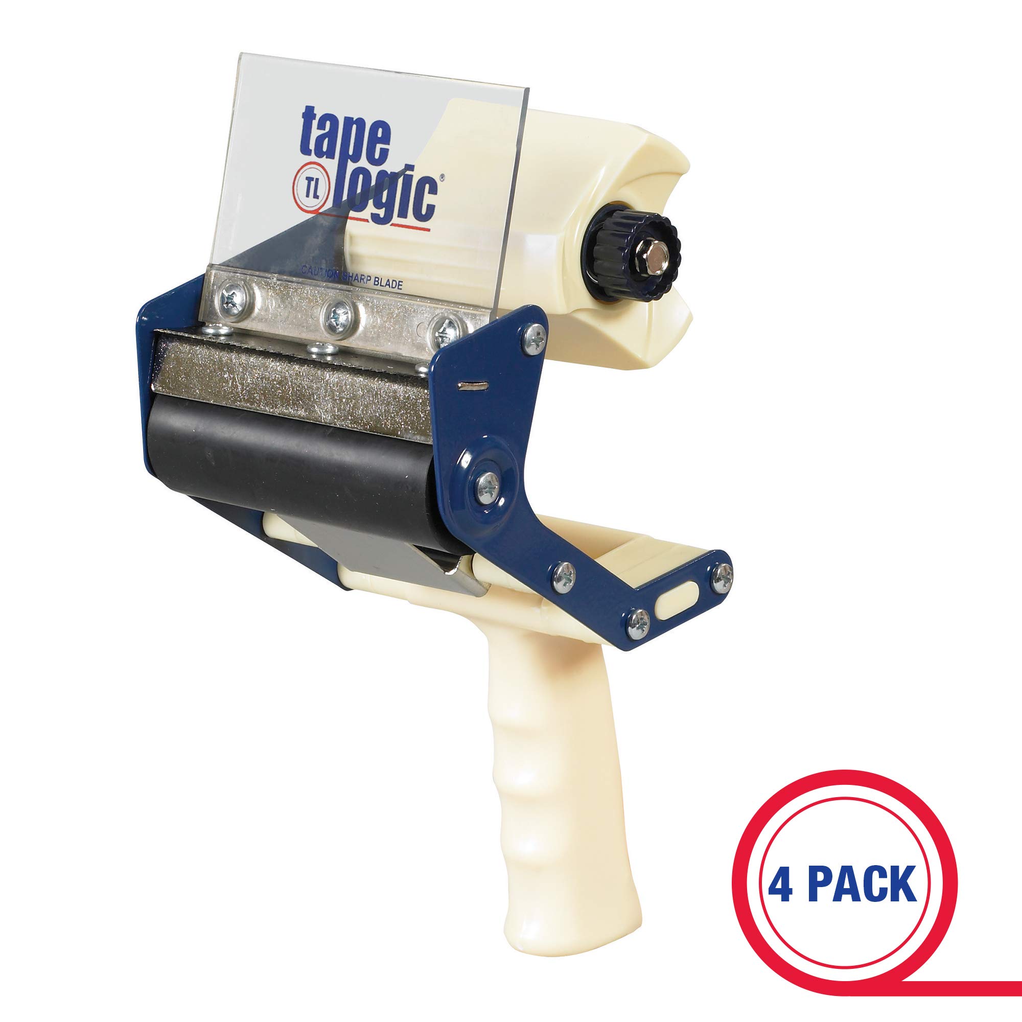 **Aviditi Tape Logic 4-Inch Heavy-Duty Packing Tape Dispenser Gun – 4 Pack – Ideal for Shipping, Moving, Warehouse & Home Use – Durable & Ergonomic Design**    *(Perfect for Securing Boxes, Packing Supplies, and Industrial Applications)*