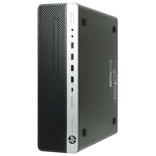 Refurbished HP EliteDesk 800 G3 SFF Desktop - Intel Core i5-7500 7th Gen, 16GB RAM, 512GB SSD, Win 10 Pro | Compact Business PC for Office & Home Use