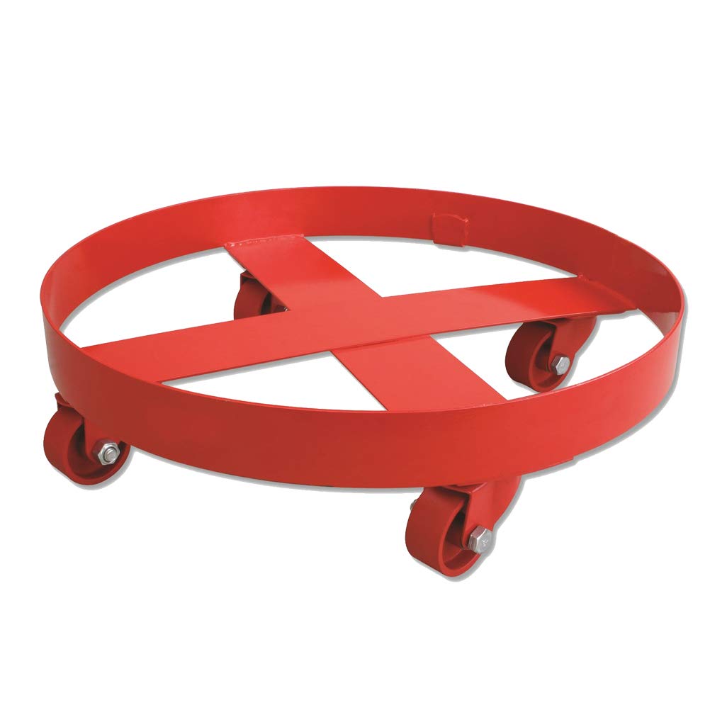 Heavy Duty Drum Dolly with 400 lb Capacity - 55 Gallon Barrel Mover for Industrial & Warehouse Use