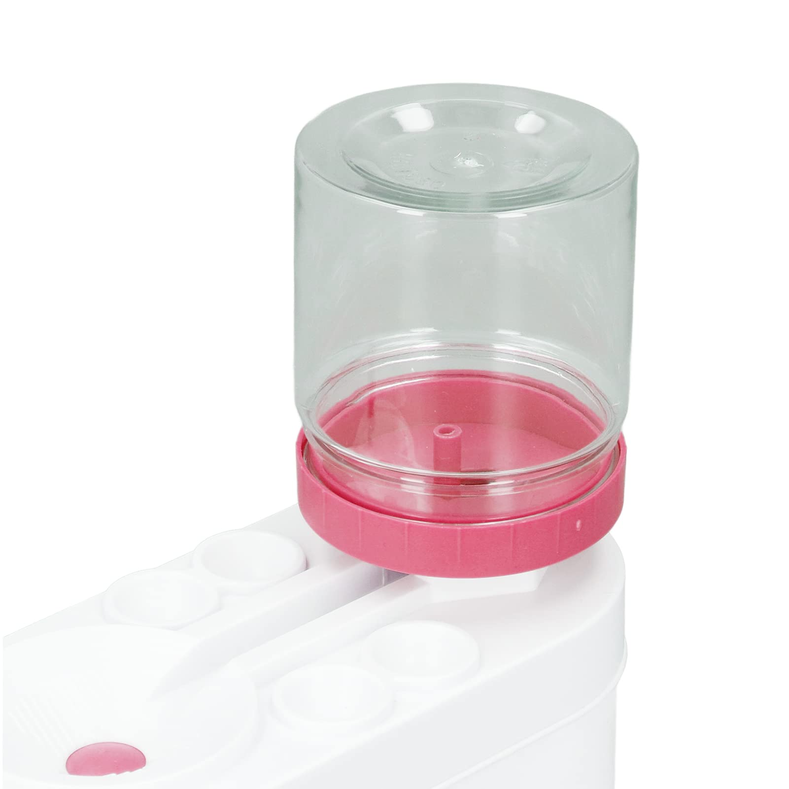 Fast Cleaning Multifunctional Paint Brush Cleaner Rinser with Water Cycle System - Easy to Use Makeup & Chalk Brush Washer (Pink) - Perfect for Artists, Makeup Enthusiasts & Classroom Cleaning
