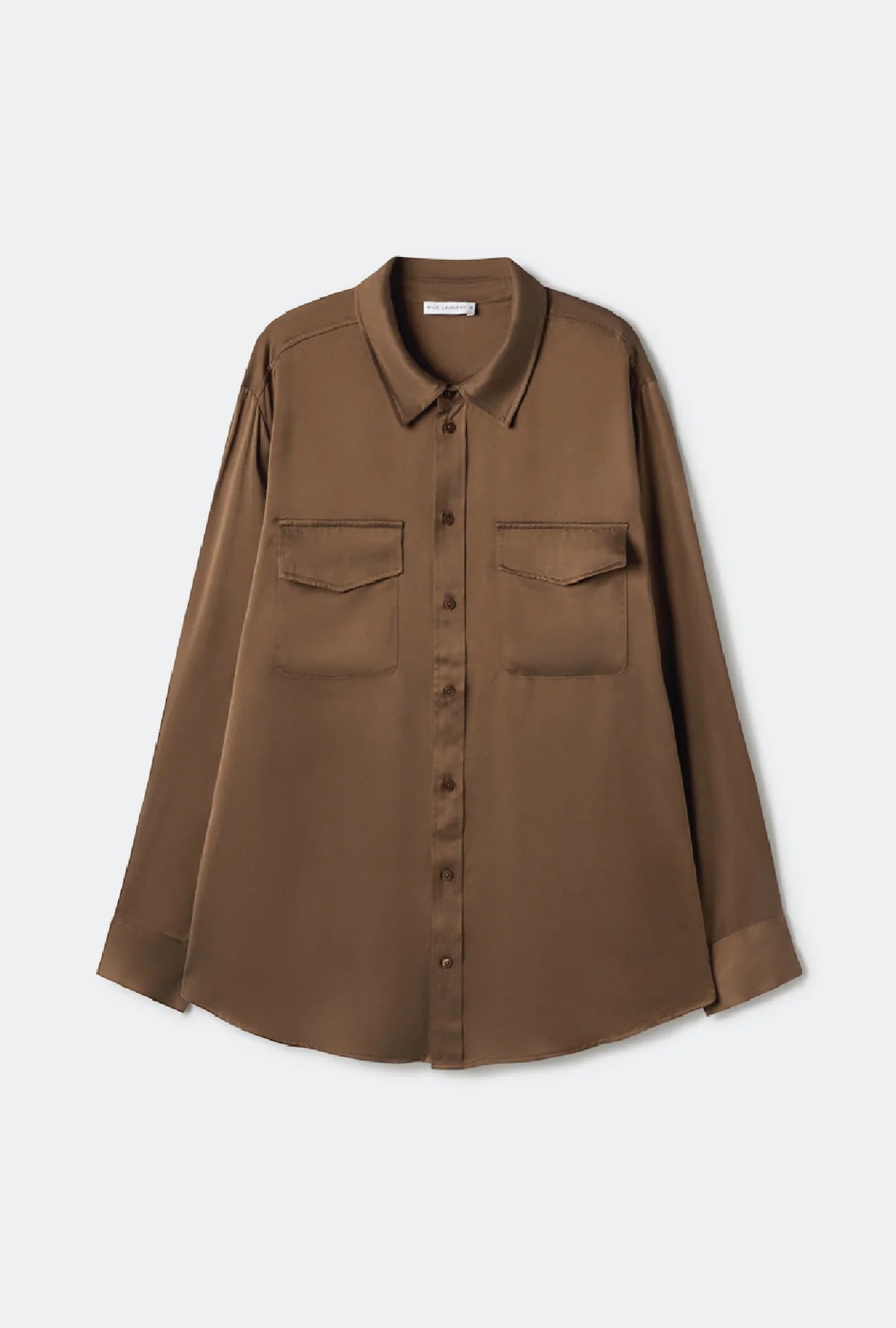 Stylish Boyfriend Shirt in Dark Earth - Comfortable Oversized Women's Top for Casual Wear & Layering
