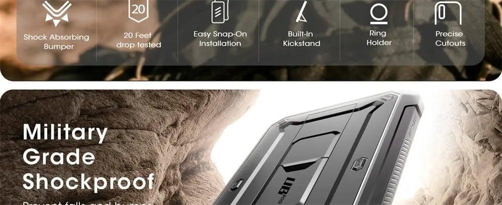 Samsung Galaxy S24 Supcase UB Pro Full Body Dual Layer Protective Case - Shockproof & Drop Protection for Everyday Use & Outdoor Activities