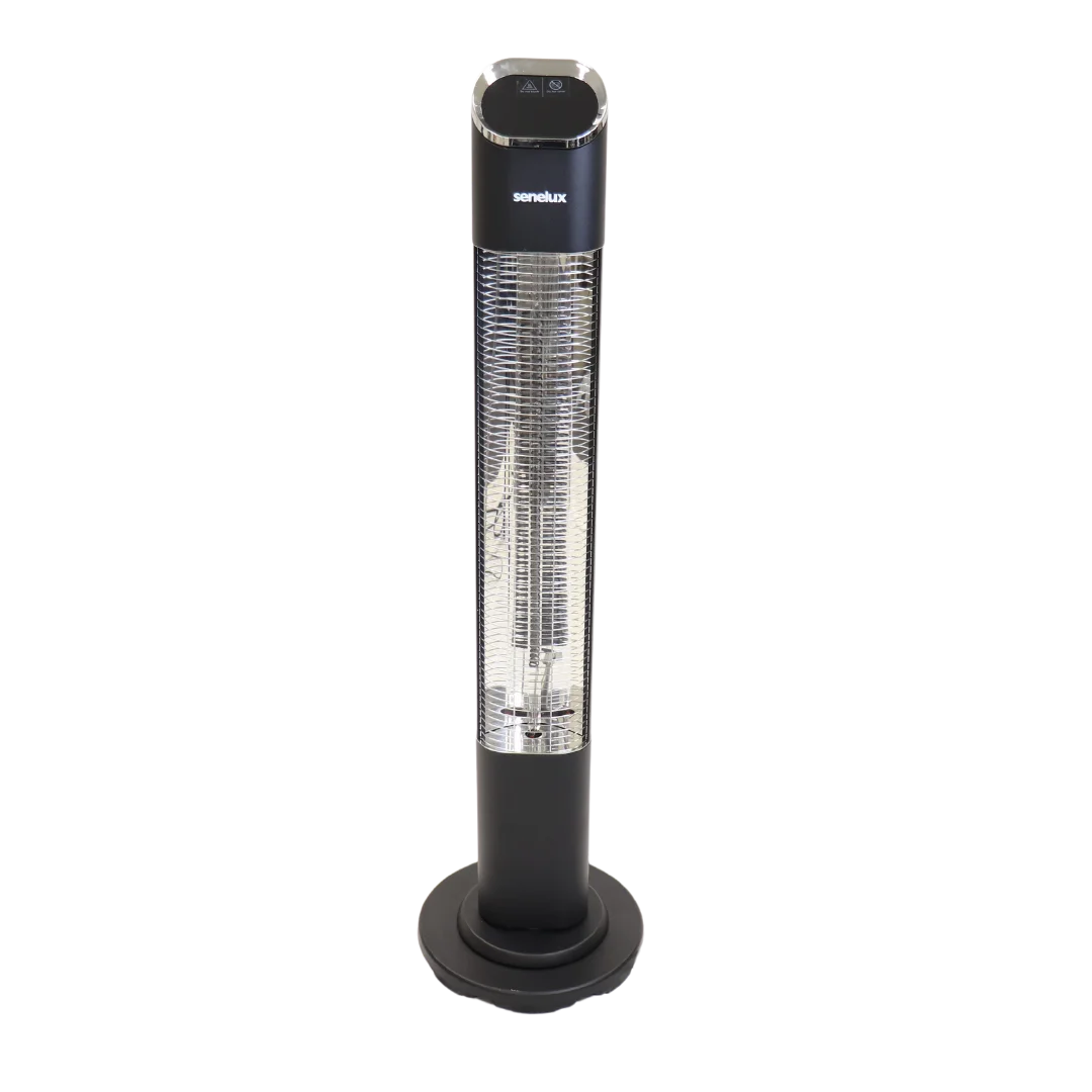 Freestanding Patio Heater with Remote Control - Waterproof & Energy Efficient Outdoor Heater for Garden, Deck, Backyard | Perfect for Cold Evenings and Outdoor Gatherings