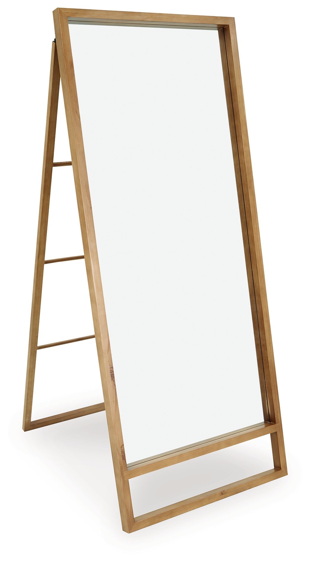 Devford Brown Full-Length Floor Mirror - Elegant Freestanding Dressing Mirror for Bedroom, Living Room & Entryway - Perfect for Home Decor & Outfit Checks