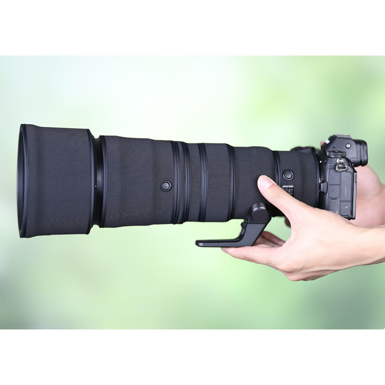 Nikon Z 600mm F6.3 VR S Lens Camouflage Cover - Waterproof Rain Protective Sleeve for Bird Watching & Wildlife Photography - Perfect for Outdoor Hunting, Safari & Nature Exploration