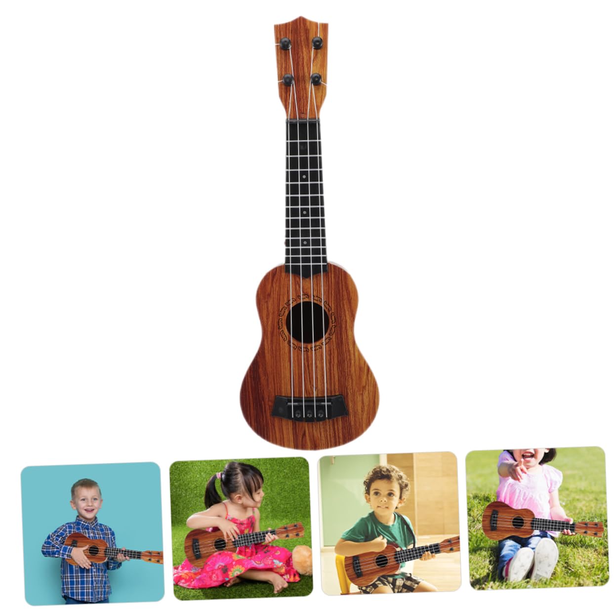 **TOYANDONA Kids Ukulele - 21 Inch Wooden Mini Guitar Toy for Toddlers & Children, Musical Instrument with Beginner-Friendly Strings - Perfect for Birthday Gifts, Music Lessons & Family Playtime**