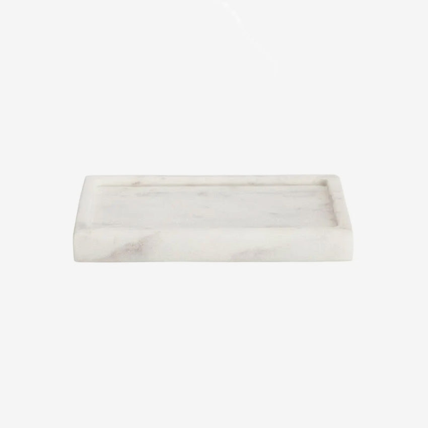 Belle de Provence Marble Soap Dish - Elegant Bathroom Organizer for Soap Storage | Perfect for Showers, Sinks & Vanity Countertops