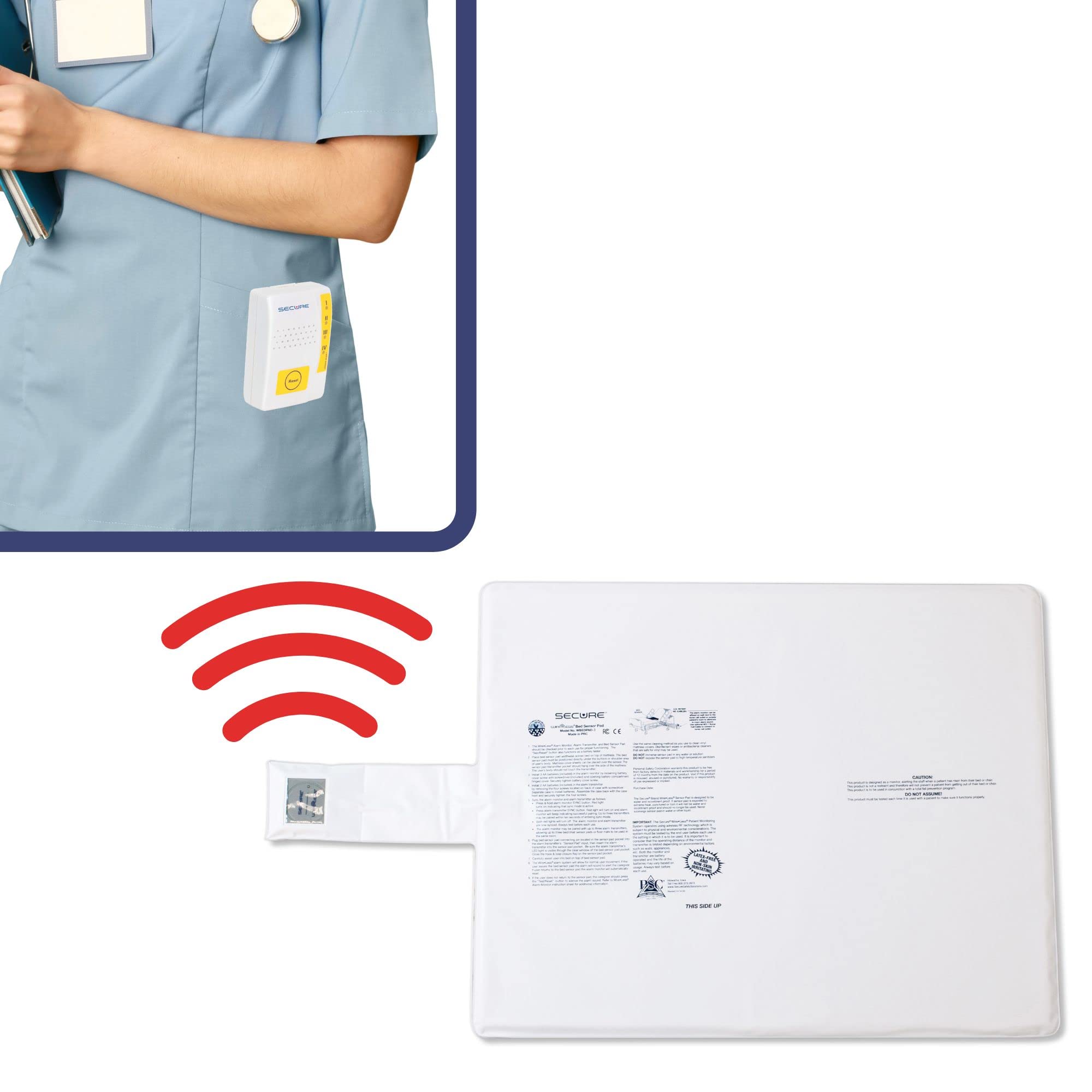 Wireless Bed Alarm for Elderly - 24