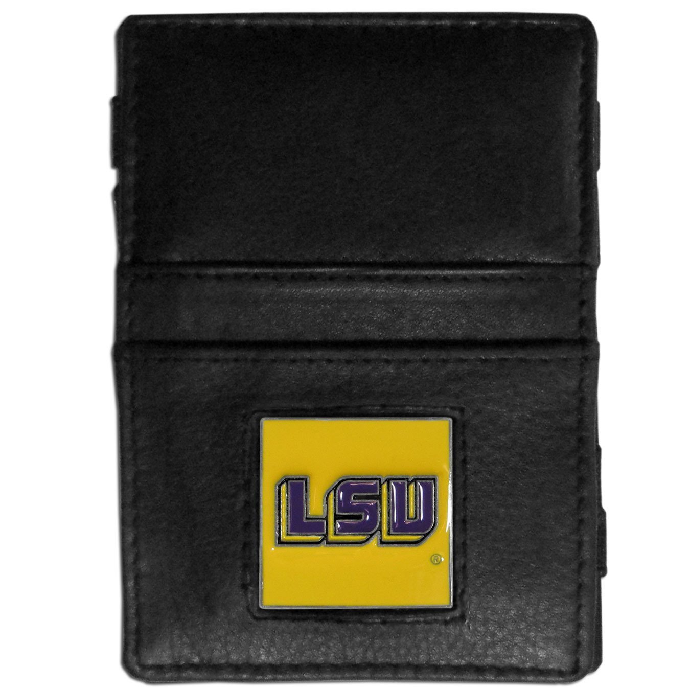 Siskiyou Sports NCAA Genuine Leather Jacob's Ladder Bifold Wallet for Men - Perfect for College Football Games & Everyday Carry