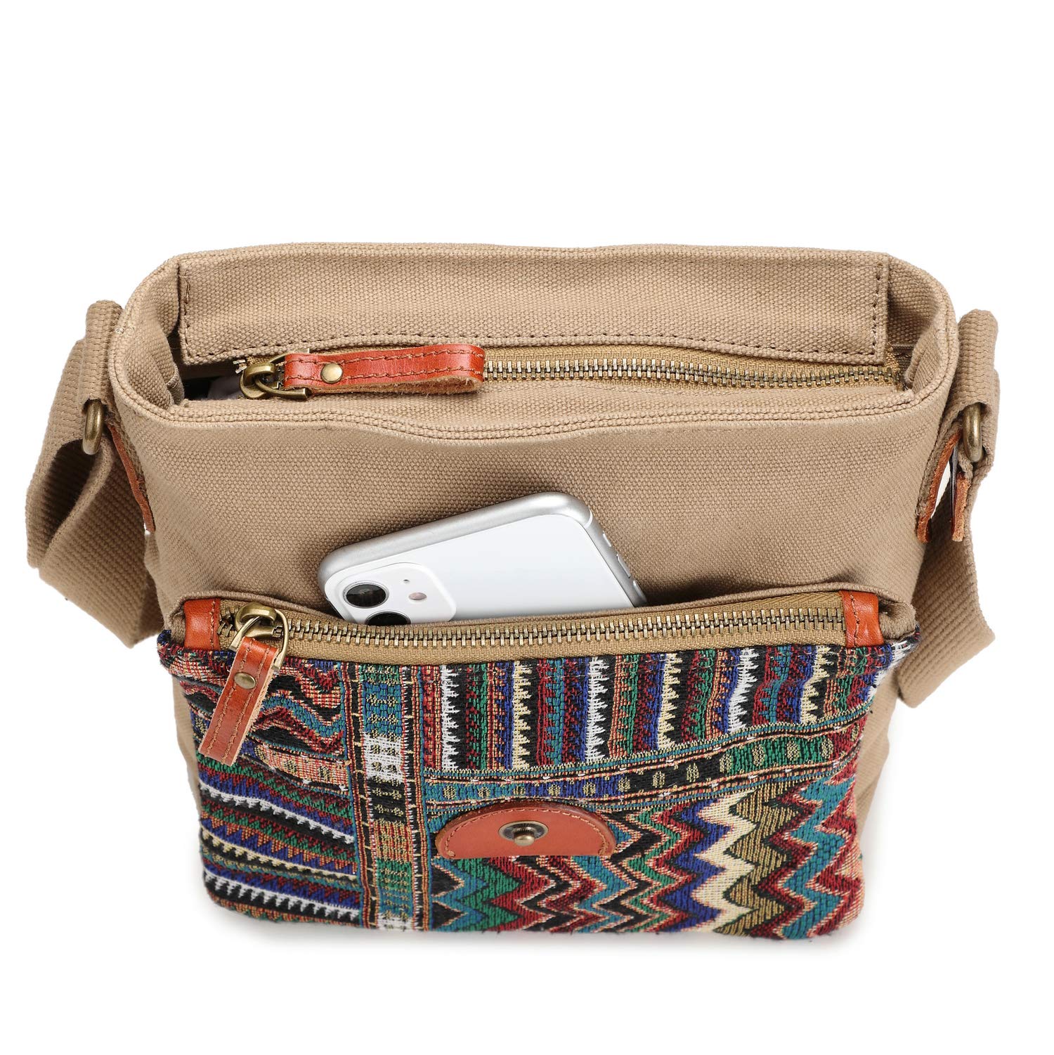 TSD Brand Four Seasons Crossbody Bag for Women - Stylish & Lightweight Shoulder Purse - Perfect for Travel, Shopping & Everyday Use