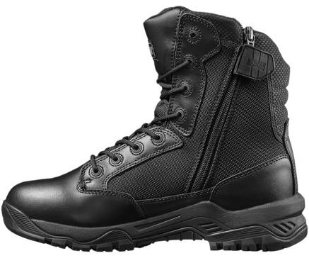 Magnum Stealth Force 8 Waterproof Tactical Boots for Men & Women - Side Zipper Military Uniform Shoes H5432 - Ideal for Law Enforcement, Security Work & Outdoor Activities