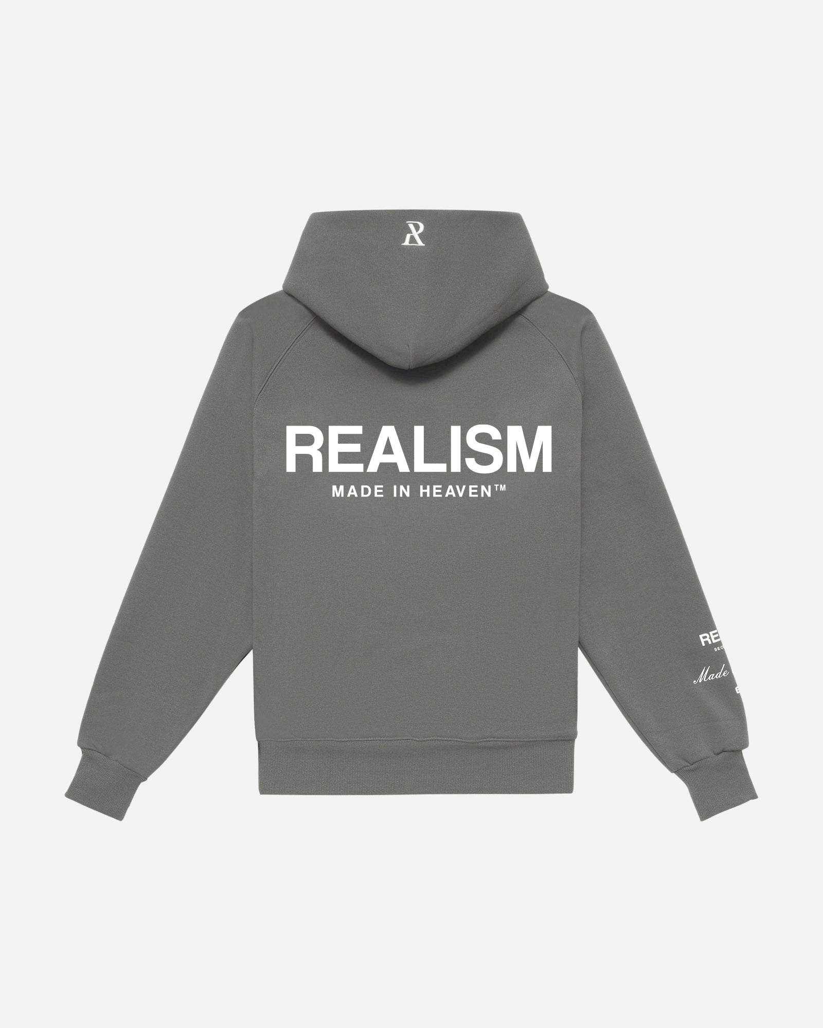 SSS Realism Radiant Hoodie - Cool Grey Pullover for Men & Women | Soft Fleece Lined Sweatshirt for Casual Wear, Street Style & Outdoor Activities