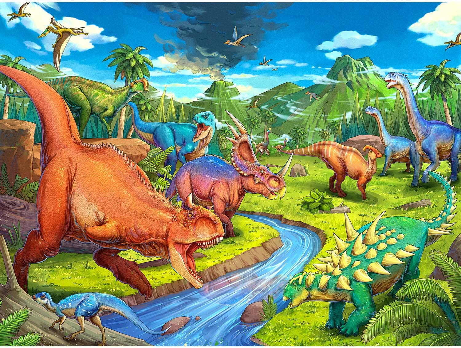Dinosaur Puzzles for Kids Ages 3-8 | 100-Piece Educational Toys for Preschool Learning - Perfect for Gifts & Collectors