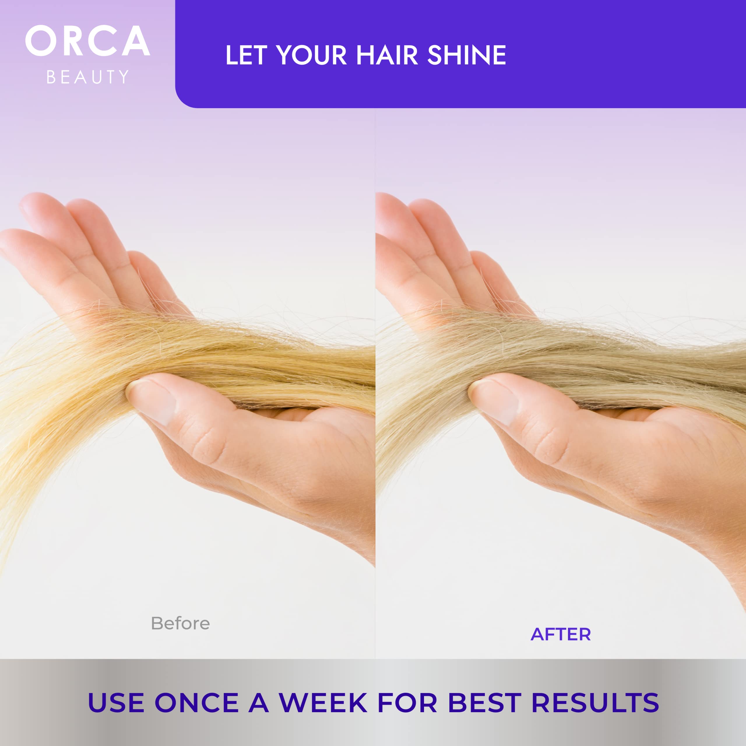 Purple Toning Shampoo and Conditioner Set for Color Treated & Gray Hair - Sulfate Free with Biotin & Argan Oil | Neutralizes Brassiness & Enhances Shine for Blonde, Silver & Highlighted Hair