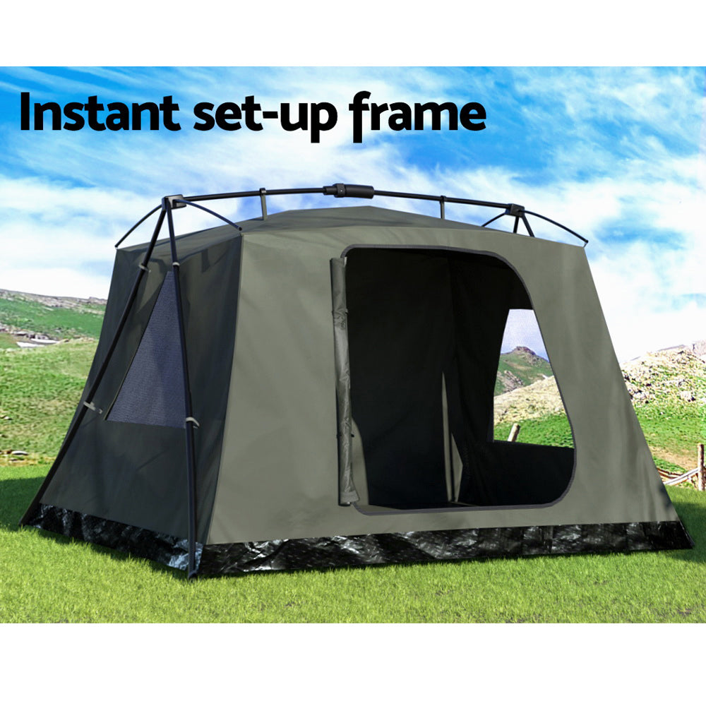 Weisshorn Instant Pop Up Camping Tent for 2-3 Person - Lightweight Waterproof Hiking Shelter for Outdoor Adventures, Backpacking & Family Camping Trips