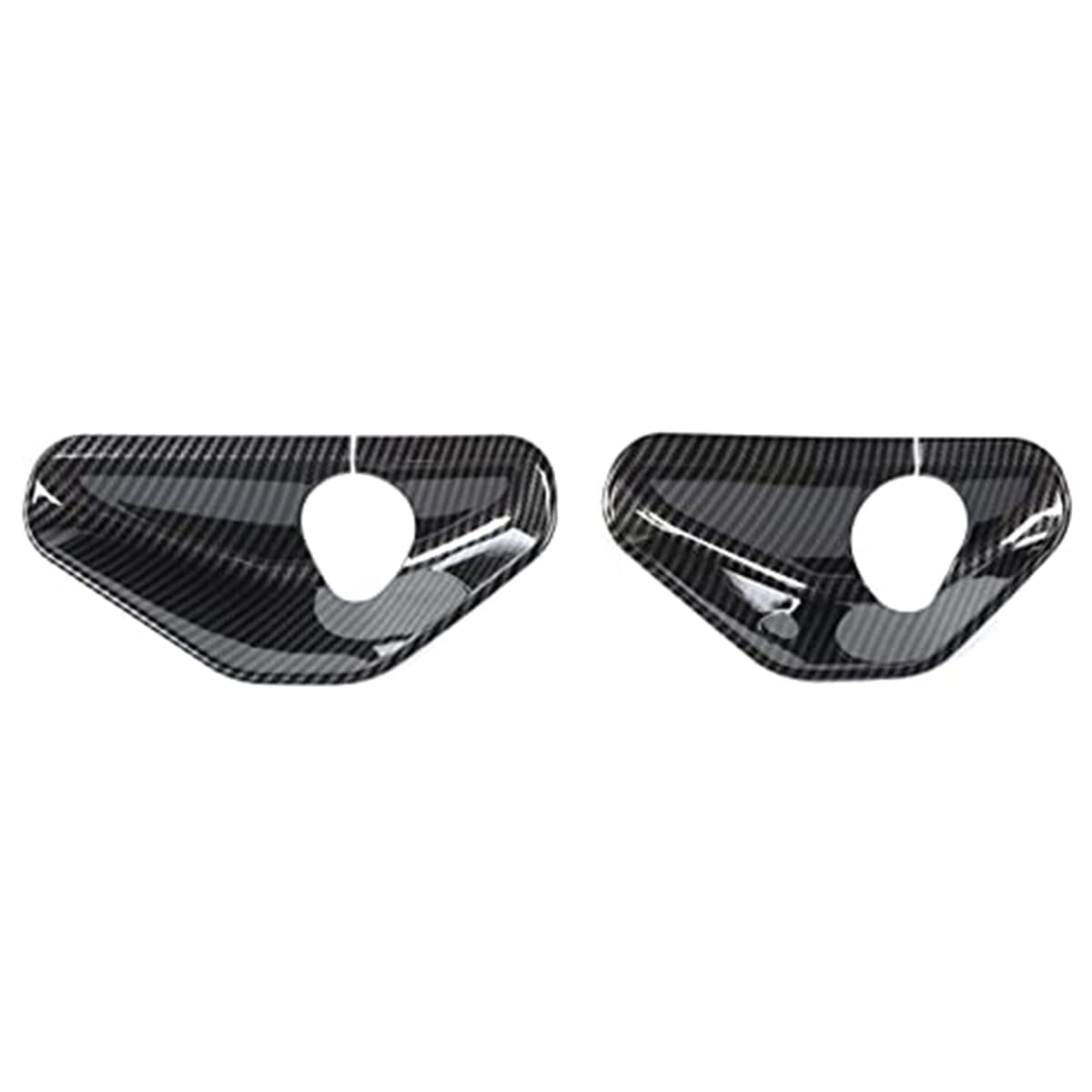 Premium ABS Carbon Fiber Car Front Windshield Wiper Base Cover Decoration Stickers for Suzuki Jimny 2019-2021 Models | Exterior Accessories Upgrade for Enhanced Style & Protection | Perfect for Off-Road Adventures & Daily Commutes