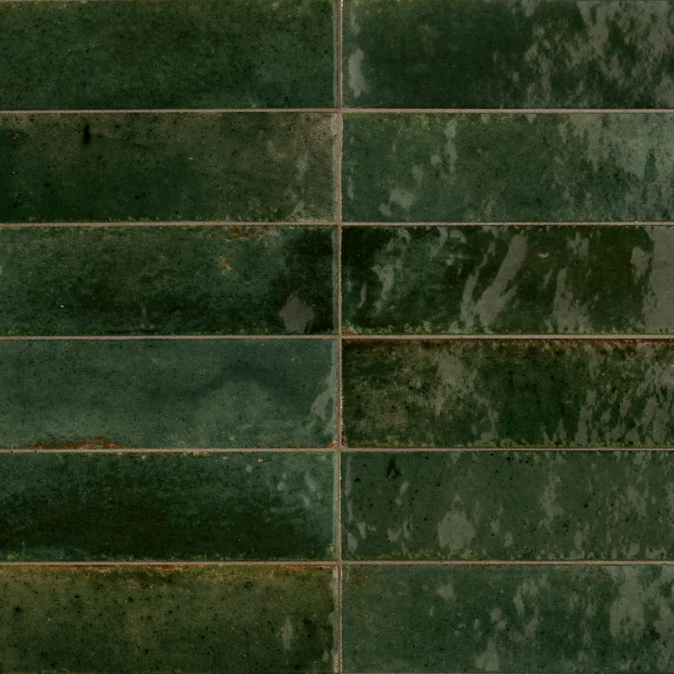 Magnolia Zellige Subway Tiles - Handmade Ceramic Wall & Backsplash Tiles for Kitchen, Bathroom, and Shower Decor