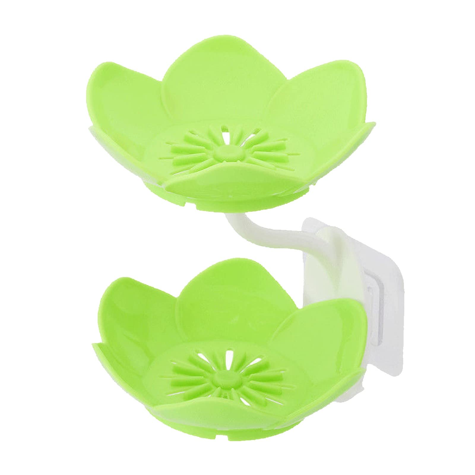 Double Layer Soap Holder with Hanger - Rustproof Bathroom & Kitchen Soap Box for Shower, Sink, and Countertop Organization