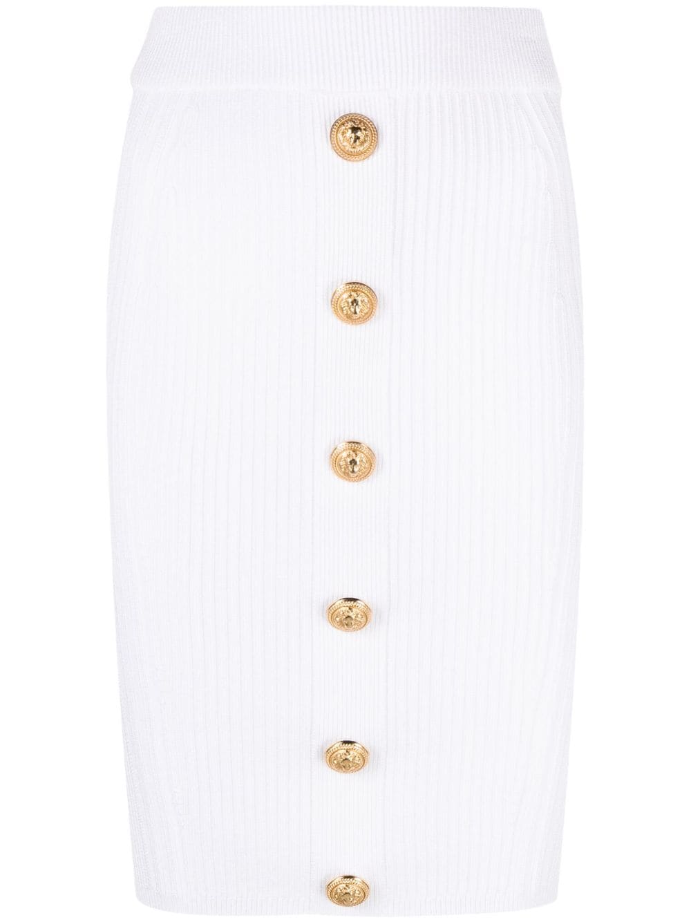 Balmain White Skirts for Women - Elegant High Waist A-Line Mini Skirt | Perfect for Parties, Dates & Office Wear