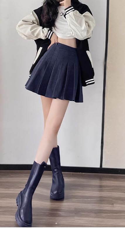 Teen Girls Pleated Tennis Skirts - Stylish Short School Dresses for Casual Wear & Sports Activities