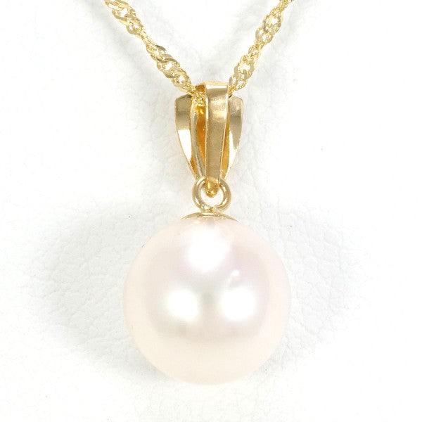 18K Yellow Gold Pearl Necklace for Women - Elegant Bridal Jewelry, Wedding Gift & Anniversary Present - Perfect for Formal Events, Date Nights & Special Occasions