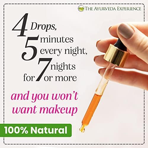 iYURA Kesaradi Face Oil - 5000-Year-Old Ayurvedic Formula with Saffron, Turmeric & Rose - 100% Natural Face Moisturizer for Dry & Sensitive Skin - Brightening & Hydrating Treatment - Perfect for Nighttime Skincare & Anti-Aging Routine (1.69 fl oz)