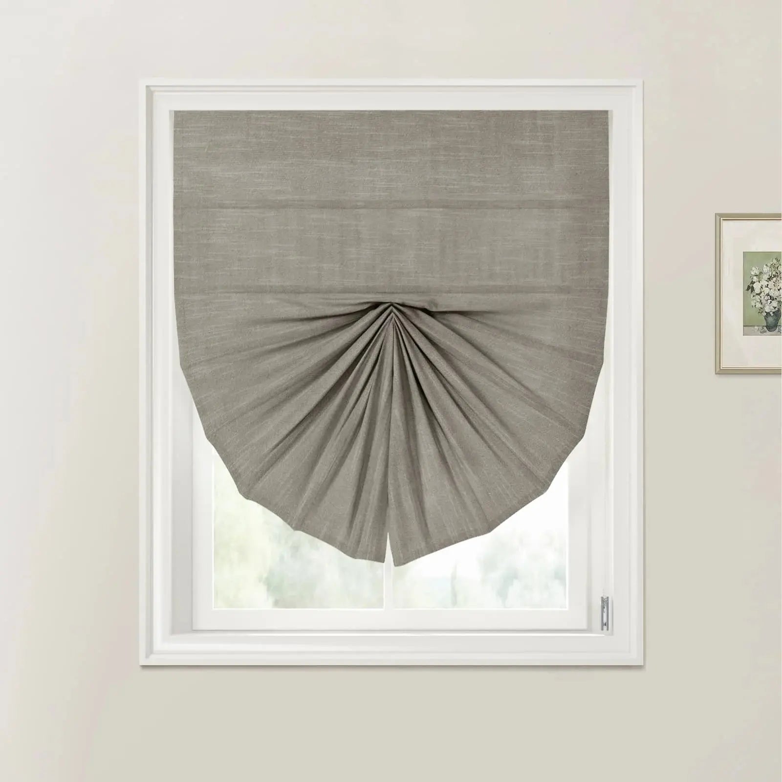 Custom Roman Shades with Cord Lift - Blackout Window Blinds for Bedroom & Living Room - Elegant Home Decor & Light Control Solution