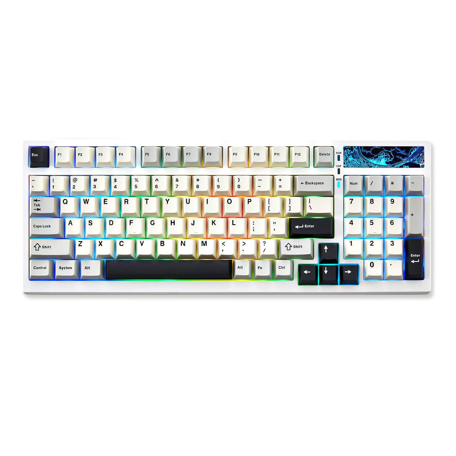 YUNZII Mystery Box Mechanical Keyboard - 60% RGB Backlit Gaming Keyboard with Hot-Swappable Switches for PC, Mac, Laptop - Perfect for Typing, Gaming & Office Work