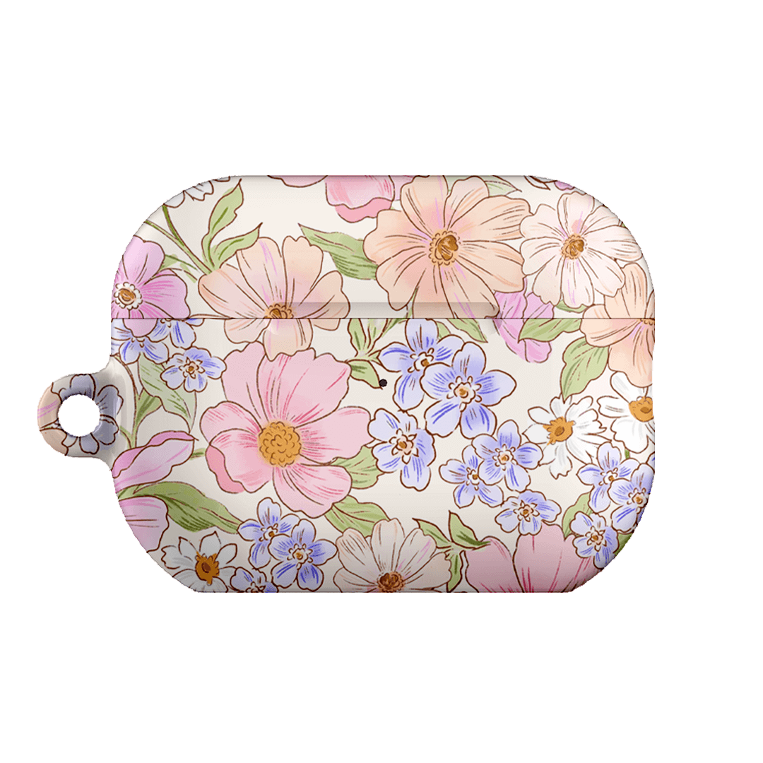 Lillia Flower AirPods Pro Case - Cute Floral Protective Cover for Apple AirPods Pro - Perfect for Women, Girls, Travel & Daily Use