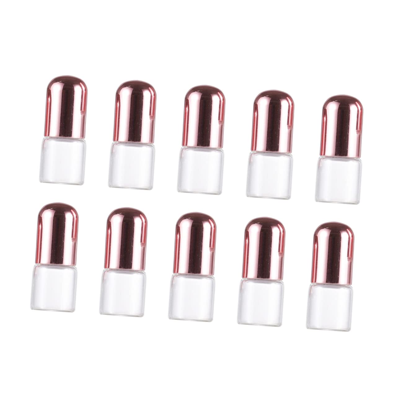 FOMIYES 10-Pack 2ml Travel Size Cologne Refill Bottles - Essential Oil Roller Dispenser for Perfume, Aromatherapy & Toiletries - Perfect for Travel, Gym, Office & Gifts