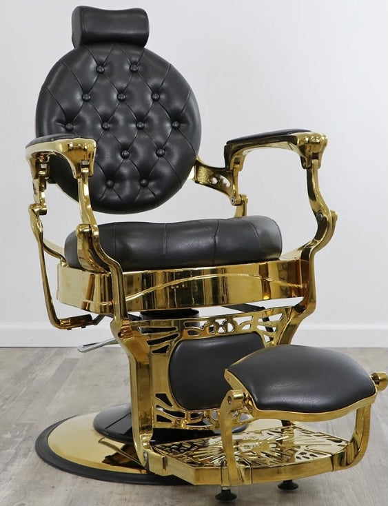 Professional Phoenix Barber Chair for Salon & Home Use - Heavy Duty Adjustable Styling Chair with Hydraulic Lift for Haircuts & Grooming